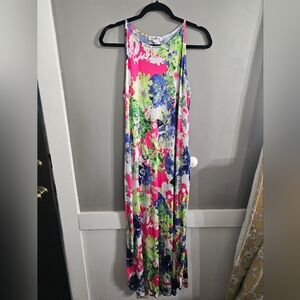 Floral Maxi Dress - Multicolor